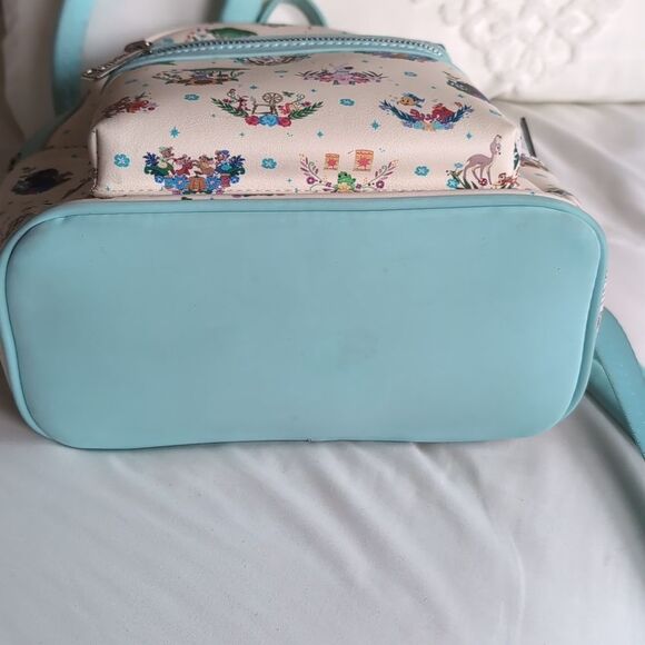 Disney Loungefly Princess Companions Mini Floral Backpack - Picture 12 of 17
